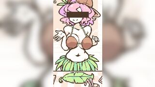 Love Porn Presents Coconut Shake Pixel Anime Game Long Breast