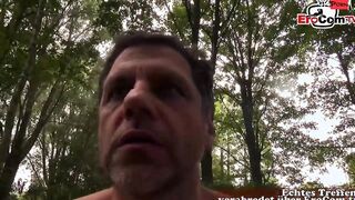 Love4Porn Presents OUTDOORS SWINGER Old Naked Man Inside Forest