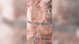 Caught into the shower