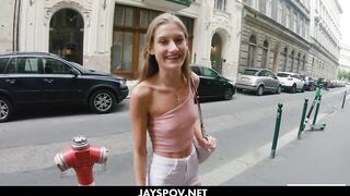 JAY'S pov - Young Slim Teens Tiffany Tatum Gets Creampied