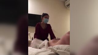 Amateur, secret webcam, Thai strokes