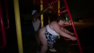 bbw getting pounded at the outdoor park