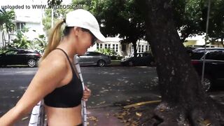 I Meeting An oriental chick At The Park inside Miami