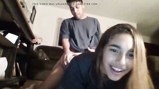 Cum into sister while MILF sleeps, cummed
