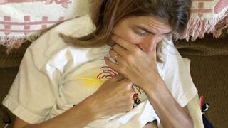 Drunk thin wifey with unshaved vagina creampied