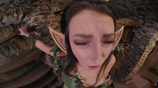 Night Elf Katy Rose Getting Her Booty Nailed Inside WOW Parody