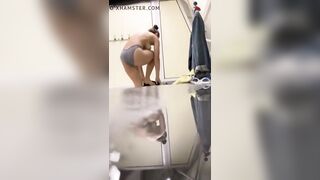 19 Year Old changing at the swimming pool three