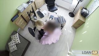 LOAN4K. Tender angelface gets indulged inside hardcore action for money