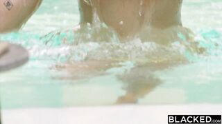 BLACKED Good Gabbie cheats on bf at the pool