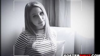 Foster daughter helps dad to plowed milf