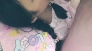 Small 18yo Korean 18 Mouth Used by Stepdaddy