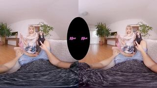 18VR Slutty Charming Stepsister Eyla Moore Cheats On Her bf With You
