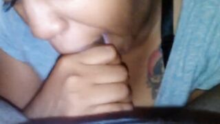 Redbone BBW deeply bbc for drink mouthful of cum
