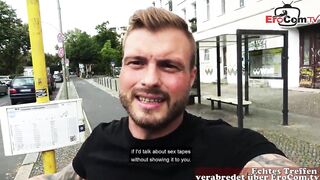 REAL SEXDATE - german huge jugs tattoo hoe at point of view pick up