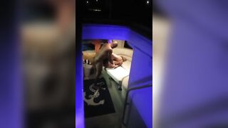 Smoking blonde screams as she gets dicked by long african penis