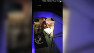 Smoking blonde screams as she gets dicked by long african penis