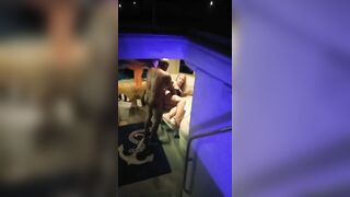 Smoking blonde screams as she gets dicked by long african penis