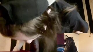 Lesbo Best Friend Blows Me Off Inside New Apartment For