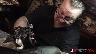 Alterotic porn video – Big Titted Bae Marie Bossette can hardly deal with the pain of getting a new tattoo