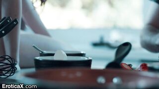 Lovers James Deen & Alison Rey Plowed Into The Kitchen