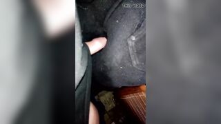 I banged my gf through her thighs with her leggings