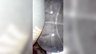 I banged my gf through her thighs with her leggings