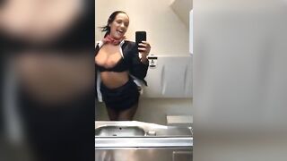 Air Hostess Masturbates
