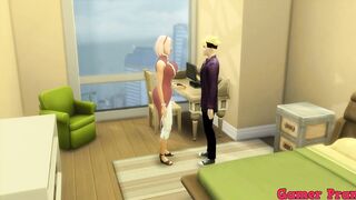 Naruto Cap one Boruto enters Sakura's room to talk and