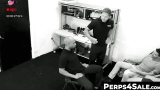 Two sweet perps Nico Nova and Ty Roderick get their holes filled with massive guard c