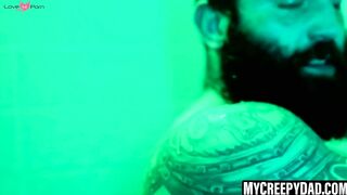 MyCreepyDad.com - DILF seduces stepson in shower on a hot summer day