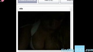 Busty British Girl on Chatroulette