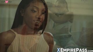Horny babe Sizi Sev and Misty Stone indulge in a hot steamy session