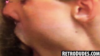 RetroDudes.com - Lovely Kaye devours a bearded hotties big dick in an intense house c