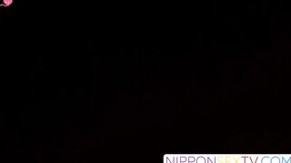 NipponSexTV.com - Japanese teenie masturbates pussy until wonderful orgasm