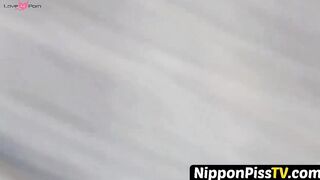 NipponPissTV.com - Naughty Japanese schoolgirl caught peeing in public view