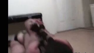 package made from slut Megan (bondage BDSM)