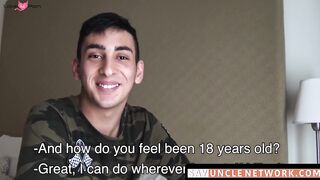SayUncleNetwork.com - Latin man's first gay bang ends with a satisfying cum swallow