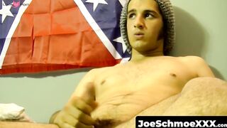 JoeSchmoeXXX.com - The dude is about to earn some money by jacking it off