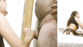 Camara oculta real para la escort Agatha de botitas se mensajea con su marido