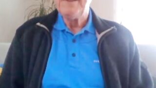 68-Year-Old German Daddy Strips and Cums for You