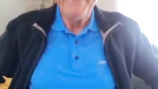 68-Year-Old German Daddy Strips and Cums for You