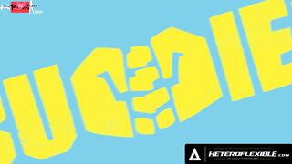 HETEROFLEXIBLE - Vulgar Gym Buddies Marcus McNeil & Crush Daddy MILK Their Dicks Inside Protein Shake