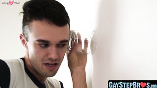 GayStepBros.com - Younger twink succumbs to hung stepbro's raw dick in a heated sessi