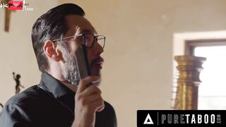VIRGIN TABOO Vulgar Pure 19 Yo Penelope Kay Seduces Pervert Priest To Screwed Her Booty