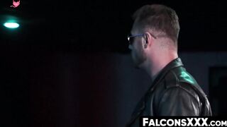 FalconsXXX.com - Horny muscular hunks sucking another man's huge hard dick in a group