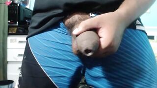 Uncut Latino Dick Stroking Solo