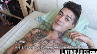 Handsome well groomed stud Gonzo plowed my tattooed friend Kendro