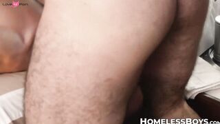 Bishop Angus's hard pumping of Jay James's eager ass hole
