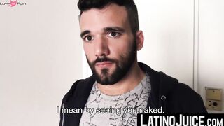 Straight dude Gonzo pleasures my horny boner and delicious balls
