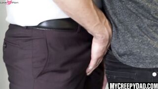MyCreepyDad.com - Stepdad's interview prep comes with a hot fuck session